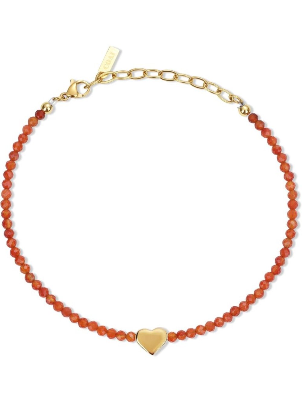 Waterproof Heart Charm Beaded Anklet for Women | Stylish Summer Accessory